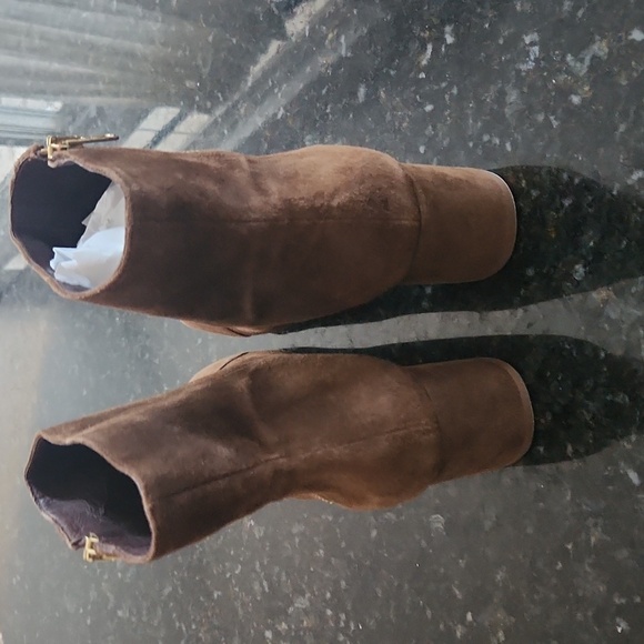 Women's J. Crew Brown Suede Boots Size 9.5 - Picture 5 of 11